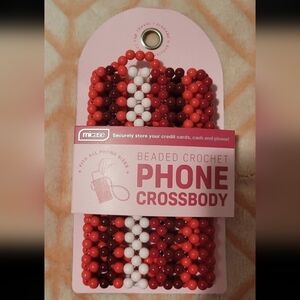 Beaded Crochet Phone Crossbody!